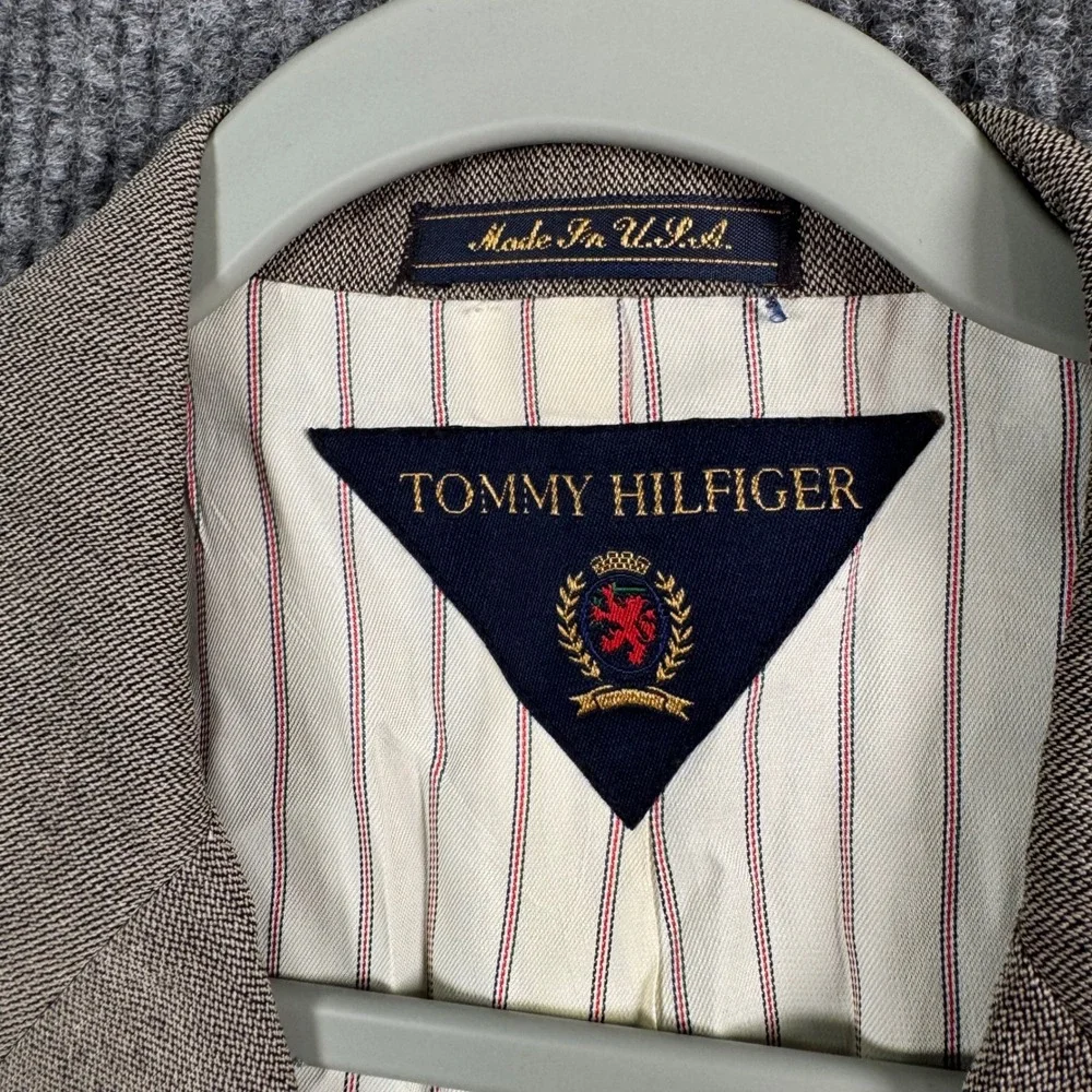 Vintage Tommy Hilfiger Blazer Mens 42S Wool USA Made Old Money Preppy Ivy League